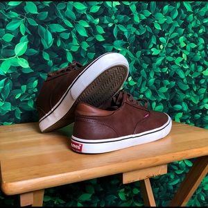 Men’s Levi’s Shoes ( Brown and White )